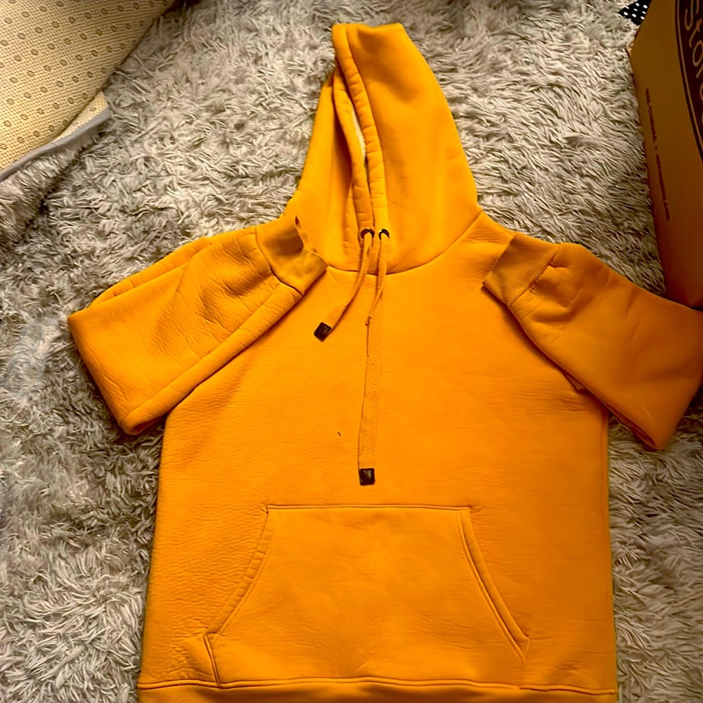 Hoodie, fluffy inside, very warm, made for cold weather